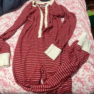 Cozy Red Striped Kids Pajamas